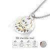 PolishedPlus Jewelry Women Multi-Layer Round Piece Pendant Metal YOU ME forever Lover Necklace Gift