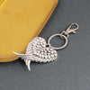 PolishedPlus Keychain Angel Wings Pendants DIY Men Jewelry Car Key Chain Ring Holder Souvenir For Gift