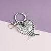 PolishedPlus Keychain Angel Wings Pendants DIY Men Jewelry Car Key Chain Ring Holder Souvenir For Gift