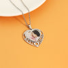 PolishedPlus Hollow MOM Personalized Custom Photo Pendant Heart Shape Charm Necklace For Women Wife Jewelry Gift