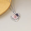 PolishedPlus Hollow MOM Personalized Custom Photo Pendant Heart Shape Charm Necklace For Women Wife Jewelry Gift