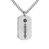 PolishedPlus Personality Custom Photo Music Spotify Scan Code Pendant Hip-hop Military Army Charm Necklace Jewelry Gifts