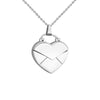 PolishedPlus Personalize Custom Photo Romantic Pendant Heart Shape Charm Necklace Clavicle Chain For Lover Women Jewelry