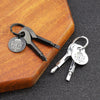 PolishedPlus Personalized Multi-Purpose Keychain Jewelry Custom Text Slotted Screwdrivers Keyring Key Repair tool Creative Gifts