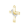 PolishedPlus Prayer Cross Ring pendant 10pcs/lot diy jewelry necklace charms gold black colour Punk Necklace
