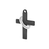PolishedPlus Prayer Cross Ring pendant 10pcs/lot diy jewelry necklace charms gold black colour Punk Necklace