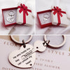 PolishedPlus Romantic Lovers Souvenirs Jewelry Gift Custom Name Couple My Heart Lock Keyring Key Fob Creative Gifts