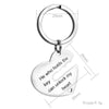 PolishedPlus Romantic Lovers Souvenirs Jewelry Gift Custom Name Couple My Heart Lock Keyring Key Fob Creative Gifts
