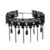 Popular Black Lace Chain Choker Necklace For Women's Water Drop Pendant Collar Chain Necklaces Jewelry Christmas Gifts