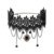 Popular Black Lace Chain Choker Necklace For Women's Water Drop Pendant Collar Chain Necklaces Jewelry Christmas Gifts