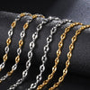 Popular Coffee Beans Chain Unisex 1PC Necklace High Quanlity Bracelet Stainless Steel Men Women