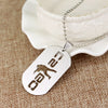 Popular Game CS GO Pendant Necklace Charm Silver Color Sniper Shape Jewelry Accessories For Men Statement Necklace