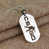 Popular Game CS GO Pendant Necklace Charm Silver Color Sniper Shape Jewelry Accessories For Men Statement Necklace