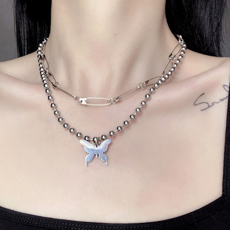 Popular Women's Handcuffs Pendants Clavicle Necklace Necklace Women