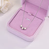 Popular brands 925 sterling Silver Pretty Square bracelet neckalce for women Party wedding accessories jewelry sets Gift