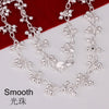 Popular brands 925 sterling Silver beads bracelets neckalce for women Party wedding accessories jewelry sets Couple gift