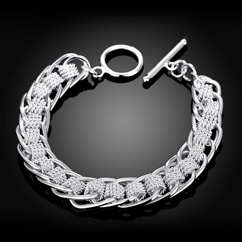 Popular brands 925 sterling silver creativity circle Bracelets for woman man Wedding party Gifts noble designer jewelry