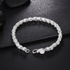 Popular brands 925 sterling silver geometry Bracelets necklaces for women party wedding accessories jewelry sets gifts