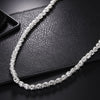 Popular brands 925 sterling silver geometry Bracelets necklaces for women party wedding accessories jewelry sets gifts