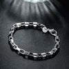 Popular brands classic men 5MM long box Chain 925 Sterling Silver Bracelets necklaces Jewelry set for women Party Gifts