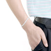 Popular classic 5MM Chain 18K gold fine 925 sterling Silver Bracelet for Women men Wedding Party Holiday gift Jewelry
