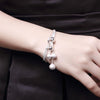Popular designer 925 Sterling Silver tassels beads Bracelets necklace earring Jewelry set Party wedding accessories gift