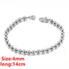 Premium Jewelry 100% Sterling Silver 990 Silver Bead Bracelet Child & Baby Silver Bracelet For Girl Boy Student Gift