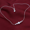 Pretty 925 Stamped Silver Classic Lucky beads Pendant Necklace For Women Wedding party noble Jewelry Holiday gifts