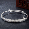 Pretty charms Phoenix bangles 999 Stamp Silver cuff Bracelets for Women Party wedding accessories Jewelry gifts