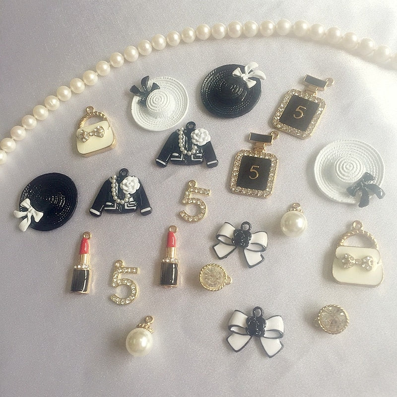 Promotion-20Pcs-Mix-Styles-Glass-Rhinestones-ABS-Pearl-KC-Gold-Alloy-Pendants-Jewelry-Charms