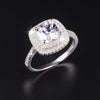 Promotion!!! Real Solid 100% 925 Sterling Silver Wedding Rings Jewelry for Women 3ct Simulated Diamond Engagement Ring sz 5-10