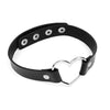 Pu Leather Oversized Choker Necklace Sexy Women Collar Bondage Goth Belt Choker Gothic Necklace Punk Jewelry Club Party