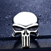 Punisher Skull Shape Ring Men's Ring Retro Metal Horror Ring Accessories Party Jewelry Size 7-13