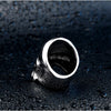 Punisher Skull Shape Ring Men's Ring Retro Metal Horror Ring Accessories Party Jewelry Size 7-13