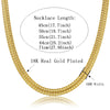Punk 6mm Snake Neck Chains For Men Women  Gold/Silver Color Chokers Long Collier Necklace Jewelry  XL776