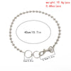 Punk Bead Choker Necklace for Women Gothic Double Round Circle Necklace Personality Statement Jewelry Neck Collier Femme