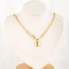 Punk Chain with Lock Necklace for Women Men Padlock Pendant Necklace 2022 Statement Gothic Cool Collier Femme Jewelry