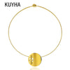 Punk Choker Necklace Pendant Collar Statement Unique Chunky Long Chain Ethnic Necklace Women Men Jewelry