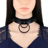 Punk Choker Rivet Buckle Spike Collar Necklace Black  Mens Womens Studded chocker girls Gothic  Jewelry Harajuku