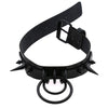 Punk Choker Rivet Buckle Spike Collar Necklace Black  Mens Womens Studded chocker girls Gothic  Jewelry Harajuku