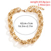 Punk Chunky Statement Short Collar Clavicle Chain Choker Necklace For Women Men Exaggerated Thick Necklace Jewelry