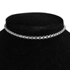 Punk Clavicle Short Choker Necklace Collar Statement Hip Hop Gold Color Stainless Steel 35+5cm Neck Chains For Men Women Jewelry