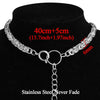 Punk Clavicle Short Choker Necklace Hip Hop Jewelry 2021 Trendy Stainless Steel Thick Chain Circle Necklace Women Neck Accessori