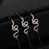 Punk Crystal Snake Charm Bracelets For Women Animal Boho Gold Silvery Chain Bracelets Girls Vintage Jewelry Gifts Drop Shipping