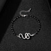Punk Crystal Snake Charm Bracelets For Women Animal Boho Gold Silvery Chain Bracelets Girls Vintage Jewelry Gifts Drop Shipping