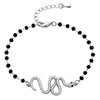 Punk Crystal Snake Charm Bracelets For Women Animal Boho Gold Silvery Chain Bracelets Girls Vintage Jewelry Gifts Drop Shipping