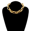 Punk Cuban Choker Necklace Hip Hop Big Chunky Chain Women Jewelry