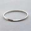 Punk Cutomized Letter Cuff Bangle for Women Mobius Personalized ID Nameplate 925 Sterling Sliver Bracelets & Bangles Unique Gift