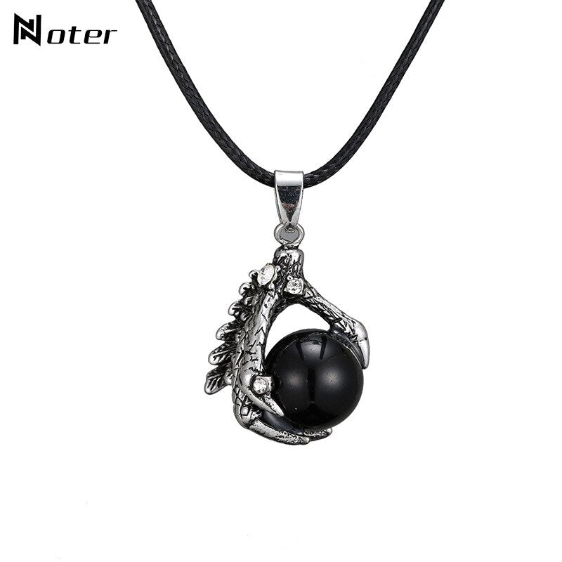 Punk Dragon Claw Design Chocker Necklace Gothic Hiphop Men Necklace For Male Jewelry Accessories Necklaces Pendants