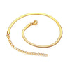 Punk Flat Blade Snake Link Chain Choker Necklace Gold Silver Color Stainless Steel Neck Chains For Women Jewelry Chocker 2021